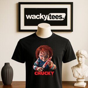 Chucky The Good Guy Ready To Play Horror Halloween Graphic Tee Shirt